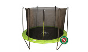 Батут DFC JUMP 10ft складной, c сеткой, цвет apple green