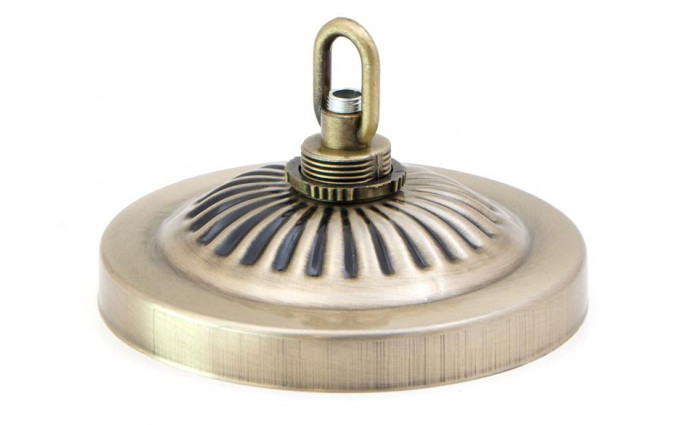 Декоративная чашка, потолочная (матово-бронзовая)